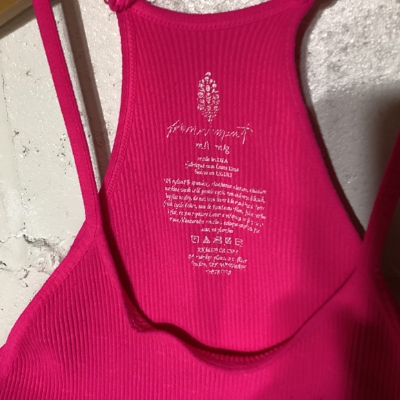 Free People Happiness Runs Crop Tank | Living Magenta | M/L - Picture 2 of 3